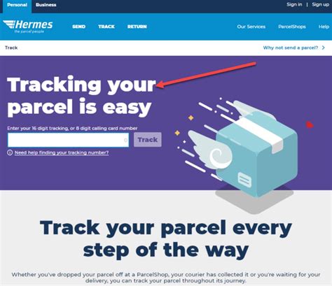 myhermes tracking number format.